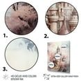 thumbnail image 3 of Designart "Pastel Dreams of Castles I" Cityscapes Floater Framed Canvas Art Print, 3 of 7