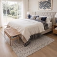 thumbnail image 3 of GENIMO 8'x10' Area Rug for Living Room, Washable Non Slip Soft Vintage Boho Rug for Bedroom Dining Room Home Office, Dusty Blue, 3 of 7