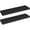Black, variant on Floating Shelves for Wall, Wall Mounted Shelf Set of 2, 15.7" Hanging Shelf with Invisible Brackets, for Wall Decor Storage in Bathroom Bedroom Kitchen Living Room Office