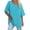 Sky Blue, variant on T-Shirts Shirts for Women, Women Top Cotton Belted Short Sleeve V-Neck Top Solid Color Loose Half Sleeve T-Shirt Summer Top Leisure Beige M