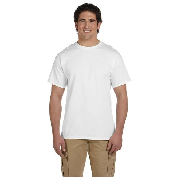 Hanes - Ecosmart T-Shirt - 5170, White, XL, Pack Of 10, Hanes Mens T-Shirts