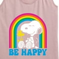 thumbnail image 3 of Peanuts - Be Happy Rainbow - Women's Racerback Tank Top, 3 of 6
