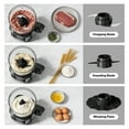 thumbnail image 4 of Food Processor 12 Cup, Capable Of Shredding/Cutting Strips/Slicing/Kneading Dough/Beating Eggs/Mixing, For Mincing Meat Or Vegetables, 3-Speed Settings + Pulse, 4 of 9
