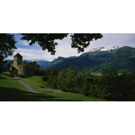 High angle view of a castle Vaduz Liechtenstein Canvas Art - Panoramic Images (24 x 12)
