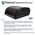 thumbnail image 2 of PVC 5 ft. x 10 ft. - 20-Mil Pond Liner PVC Liner Only, 2 of 5