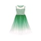 thumbnail image 1 of Vestido de Niña Verde Encaje Tul Falda Degradada Estrella Brillante sin Mangas 12 Años, 1 of 6