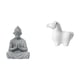 thumbnail image 1 of Estatua de caballo de de Buda mono, escultura de animal en miniatura coleccionable, figura decorativa, adorno de mesa para patio de hotel o, 1 of 8