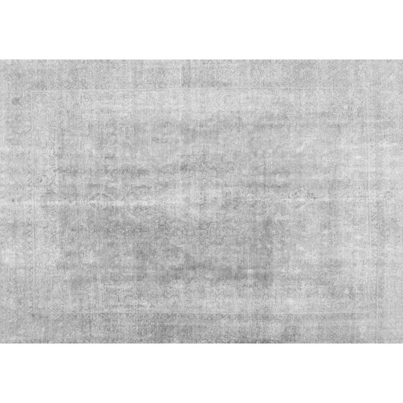 Ahgly Company Indoor Rectangle Abstract Gray Contemporary Area Rugs, 3' x 5'
