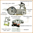 thumbnail image 4 of Moulin à Courroies Multifonction à Vitesse Variable 2X72 Pouces Double Support Machine de Polissage 220V, 4 of 18