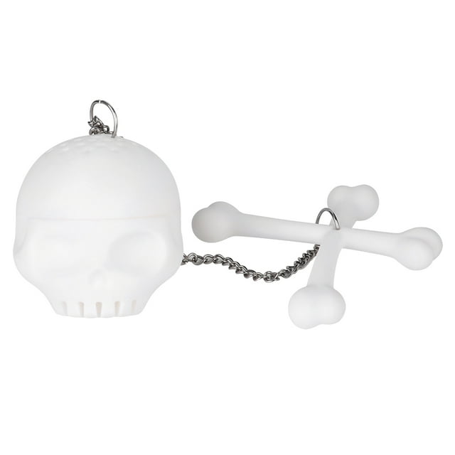Loose Tea Strainer, Tea Infuser, Silicone Tea Strainer Simulation Skull Shape Tea Filter Gadget Silicone Tea Strainer, Loose Leaf Tea Infusers For Home Office
