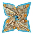 thumbnail image 4 of 90x90cm Paisley Print Satin Square Scarf, Lightweight Boho Head Wrap & Neck Scarf,90*90cm,29, 4 of 58