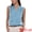 Blue, variant on DARING DIVA Women's Satin Tank Top Sleeveless V Neck Business Satin Work Blouse S White