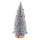 thumbnail image 2 of Árbol de Navidad artificial de mesa, decoración navideña para fiestas. Plata 15cm, 2 of 9