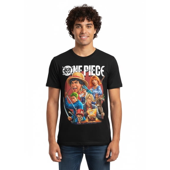 One Piece, Men's & Big Men's Graphic Tee, Dead or Alive, Sizes S-3XL
