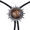 thumbnail image 4 of Novedad Western Men Bolo Tie Colgante - marrón, tal se describe Macarena Novedad occidental Bolo Tie, 4 of 8