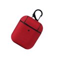 thumbnail image 3 of Funda para auriculares Nylon Impermeable Bluetooth Funda para auriculares Protector de repuesto para Airpods 1/2, Rojo Inevent EL001781-02, 3 of 7
