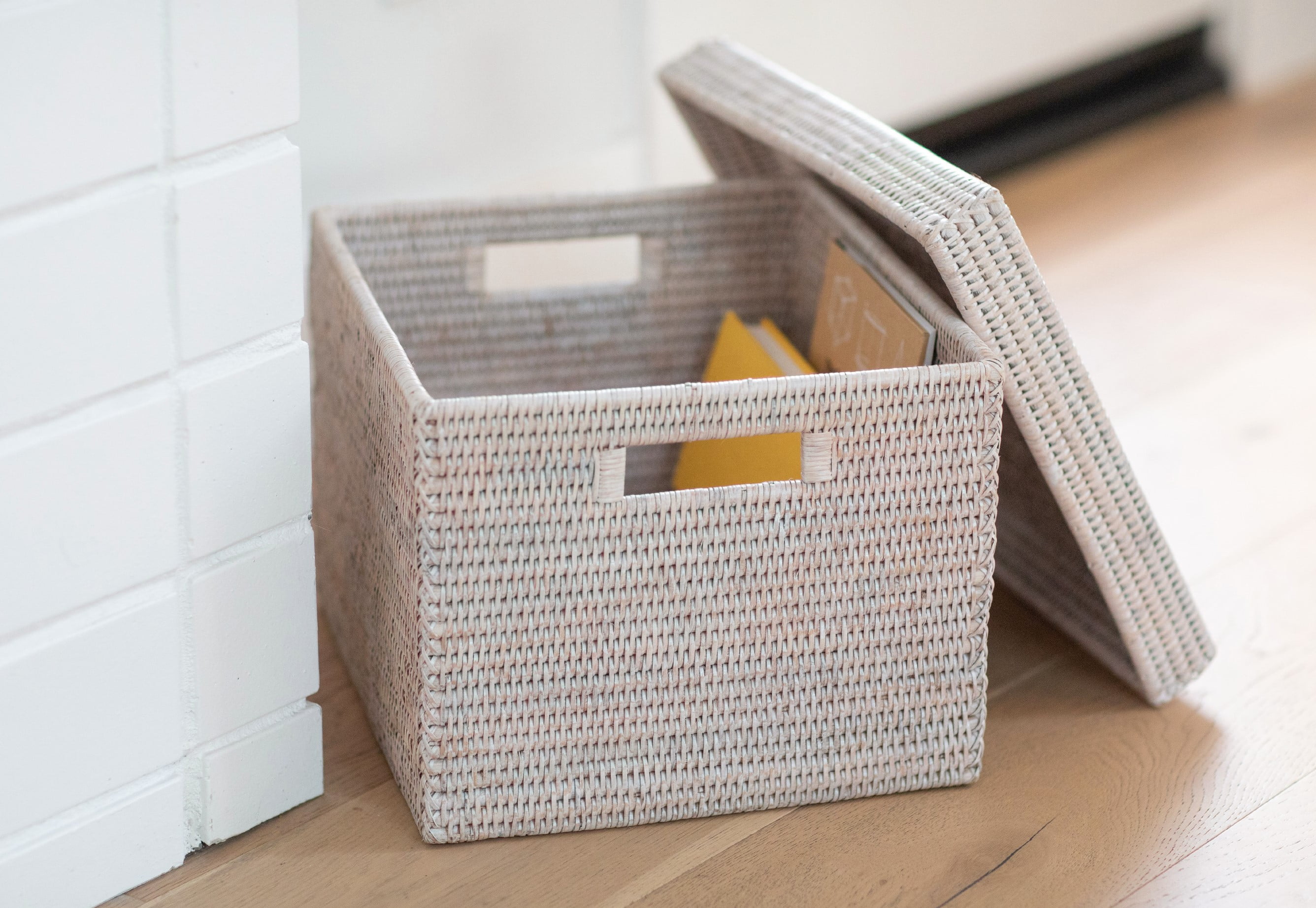 Artifacts Rattan™ Storage Box with Lid (Letter File)