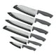 thumbnail image 1 of Juego de Cuchillos de Cocina con Fundas Protectoras Cookify, Cuchillas de Acero Inoxidable 6 piezas, 1 of 6
