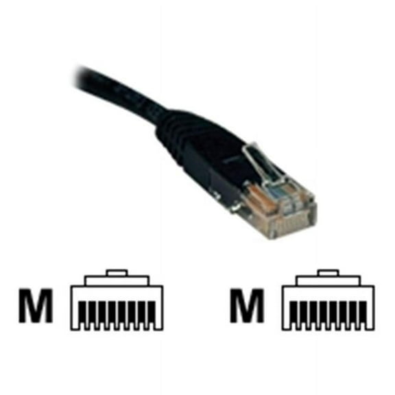 Tripp Lite N002-050-BK Cat5e 350MHz Molded Patch Cable (RJ45 M/M) Black, 50ft.