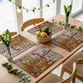thumbnail image 5 of Hello Fall Placemats Set of 2, Orange Pumpkins Birds Vintage Thanksgiving Washable Wipeable Table Mats for Dining Tables, Indoor Outdoor Kitchen Place Mats for Holiday Party Table Decor, 5 of 9