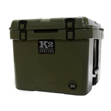 K2 Coolers S30GN Summit 30 Series Cooler, Duck Boat Green