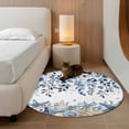thumbnail image 2 of Round Rugs 3Ft, Blue Coastal Starfish Round Area Rug Washable Indoor Throw Carpet, Beach Nautical Shell Eucalyptus Summer Small Non Slip Circle Rug for Bedroom Living Room Home Decor Aesthetic, 2 of 8