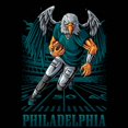 thumbnail image 2 of Game Garment Football Team Fan Sports Short Sleeve Crewneck Mens T-Shirts - Football Graphic Tees Men - Philadelphia Black XS-3XL, 2 of 6