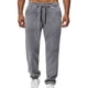 thumbnail image 4 of Ceisia Men Flannel Warm Sleep Pants Adjustable Drawstring Home Pants Casual Gift Outdoor Lounge Trousers, 4 of 9