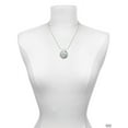 thumbnail image 3 of Delight Jewelry Silvertone You Are More Loved Engraved Locket Gymnastics Mom Ring Charm Necklace, 18", 3 of 4