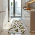 thumbnail image 4 of White Christmas Candy Cane Pattern Kitchen Rug Mat,Kitchen Runner Rugs Non Skid Washable,Decorative Kitchen Floor Mats for Kitchen,Sink,Laundry,17"x47.2", 4 of 7