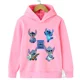 thumbnail image 4 of Sudadera con capucha para niños de Disney Stitch, primavera y otoño, moda urbana, para bebés, niños y niñas, jersey deportivo para exteriores, 4 of 5