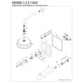 thumbnail image 6 of Kingston Brass KB5898AX Revival Single-Handle Pressure Balanced Tub and Shower Faucet, Brushed Nickel, 6 of 7