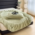 thumbnail image 2 of Embossed Quilted Fitted Sheet, Soft Boho Solid Color Bedding,No Pillowcases, 2 of 6