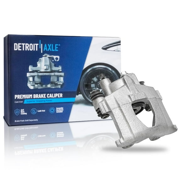 Detroit Axle - Rear Brake Caliper for 1992-1995 Ford Crown Victoria Mercury Grand Marquis 1991-1995 Lincoln Town Car Disc Brake Caliper Assembly 1993 1994 Replacement