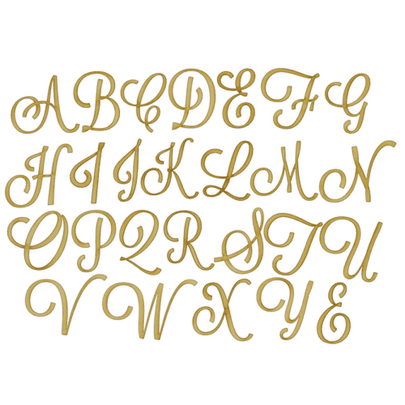 Pack of 1, 4 Inch x 1/8 Inch P Lavanderia Font Wood Letters for Wood Craft Project, Children or Adult Art Work, Home and Holiday Décor and DIY Fun, Made in USA