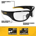 thumbnail image 2 of DEWALT DPG94-1C Dominator Gafas de SEGURIDAD, Lente transpar DeWalt DEWALT, 2 of 2