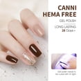 thumbnail image 4 of Kit de esmaltes de uñas en gel CANNI, 6 colores, rosa nude, 9 ml Soak Off, 4 of 8