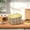 Yellow, variant on Transparent Stackable Kitchen And Fridge Storage Containers With Lids Sealing For Cookies Dumplings And Freezer Food