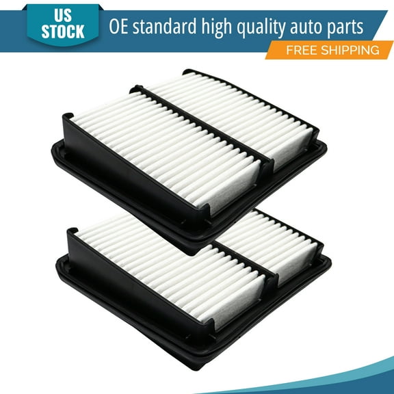 YXPCARS 2PCS Front Engine Air Filter for Acura TSX 2009-2014 L4 2.4L, New Air Filter Replacement (CA10802)