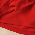 thumbnail image 6 of Toddler Infant Baby Girl Clothes 3Pcs Outfit Sets,Ruffle Long Sleeve Shirt and Bowtie Skort with Hat,6 12 18 24 Months 2t 3t 4t Toddler Girls Fall Winter Outfit Set,2-3 Years,Red, 6 of 8