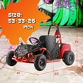 thumbnail image 3 of Hoverheart Electric Go Kart for Kids, 1000W 48V Powered Ride On Toy, 3 of 9