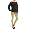 thumbnail image 4 of Oh! Mamma Maternity Women's Skinny Twill Jeans with Full Panel (Women's and Women's Plus), 4 of 4