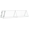 thumbnail image 4 of vidaXL Chicken Cage Silver 400x105x91 cm Galvanised Steel, 4 of 5