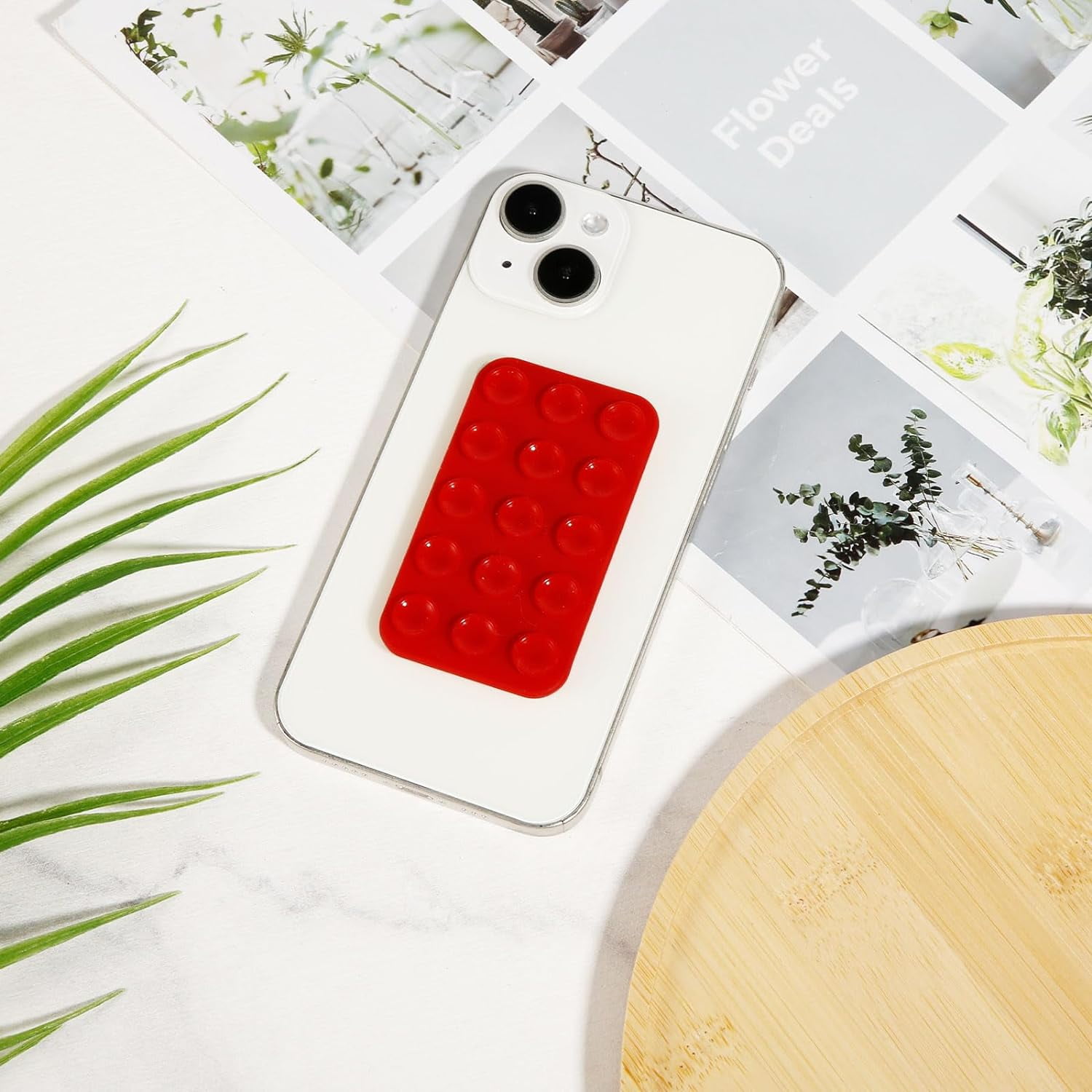 Support de téléphone à ventouse en silicone pour iPhone et