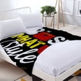 thumbnail image 3 of Durable Soft & Warm Flannel Blanket - Cozy Travel & Sofa Blanket with Stylish Abstract Design Perfect for Bed & Chair, 3 of 7