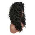 thumbnail image 3 of Peluca sintética rizada frontal de encaje negro Peluca corta Bob resistente al calor Peluca de cabello humano con frente de encaje rizado rizado corto ondulado para mujeres, 3 of 3