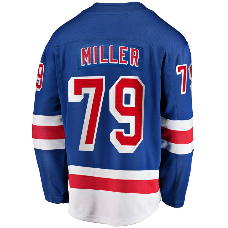 Fanatics Men's K'Andre Miller Blue Jersey, New York Rangers Home
