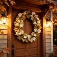 thumbnail image 6 of Kbndieu 6.5 Ft Fall Foliage Garland for Thanksgiving Decor Artificial Maple Leaf Hanging Autumn Vines Table Decorations Front Door Fall Decor for Home Wedding Party Mantle Fireplace Indoor Outdoor, 6 of 6