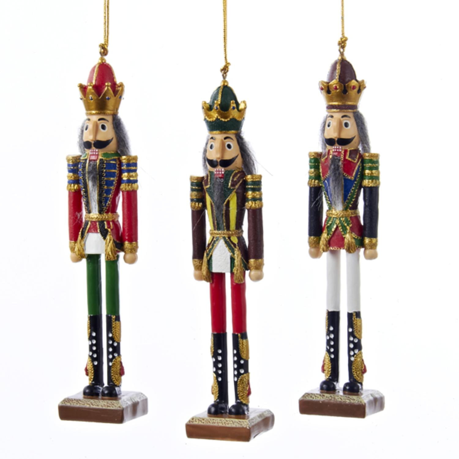 Pack of 6 Assorted Classic Nutcracker Christmas Ornaments 6" Walmart