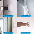 thumbnail image 1 of Door Stopper Wall Protector, Autoadhesivo Door Handle Bumper, Round Soft Rubber Door Stoppers, Door Knob Guard, Door Crash Pad, For Protecting Wall,, 1 of 2